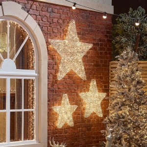 50cm Soft Acrylic Christmas Star - Warm White