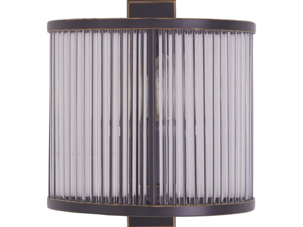 Chimes - Scarla Glass Wall Light With Black Finish