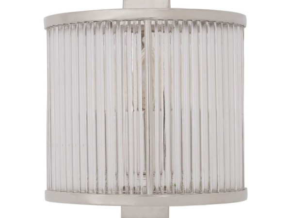 Chimes - Scarla Glass Wall Light With Nickel Finish