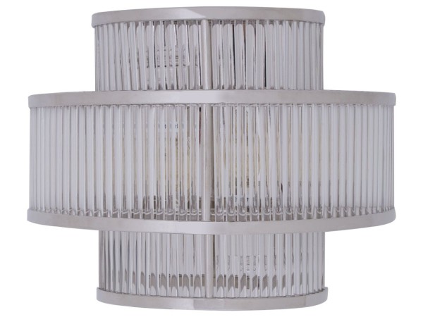 Chimes - Scarla 3 Tier Nickel Finish Glass Wall Light