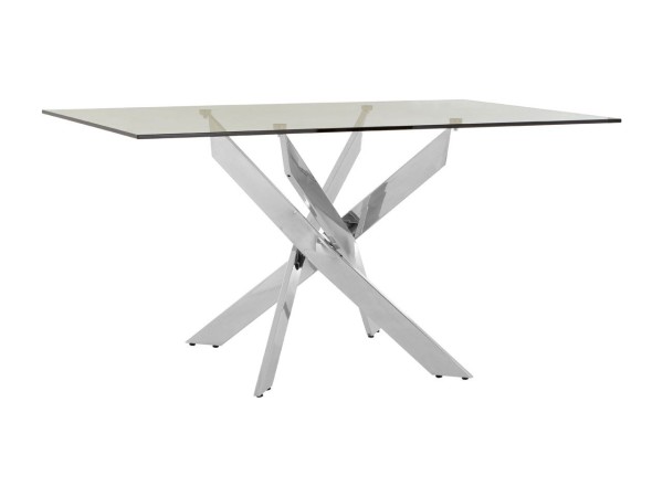 Chimes - Deana Rectangular Chrome Dining Table