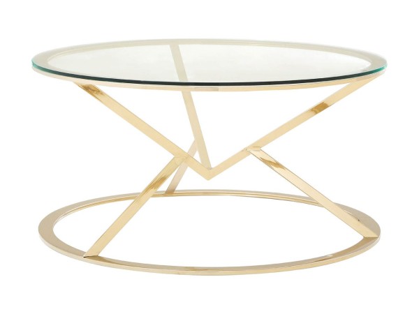 Chimes - Jubilee Corseted Round Champagne Coffee Table