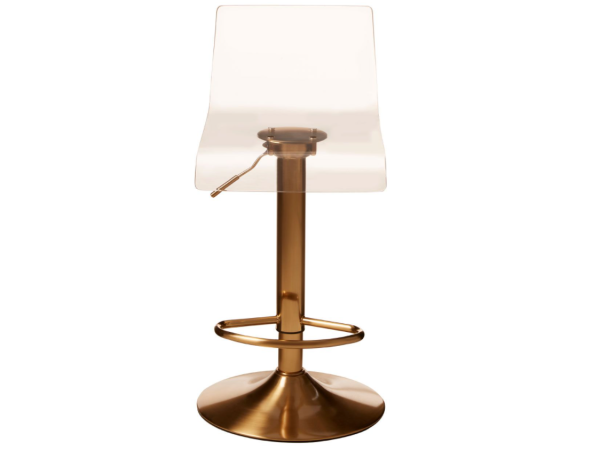 Chimes - Remi Acrylic Bar Stool Gold