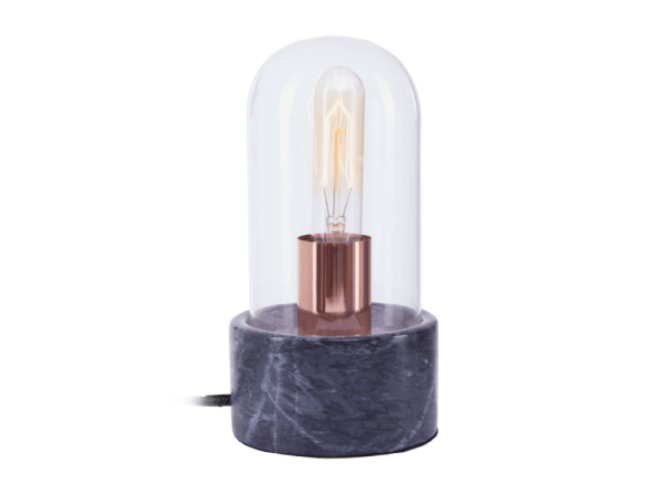 Chimes - Bell Lamp With Black Marble Base