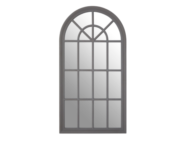 Chimes - Grey Window Wall Mirror