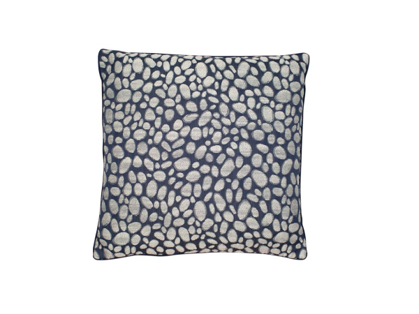 Chimes - Pebbles Blue Cushion 43 x 43