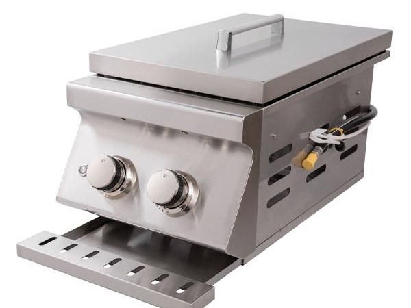 Whistler Grills - Burford Double Built in Propane Side Burner Grill SB3