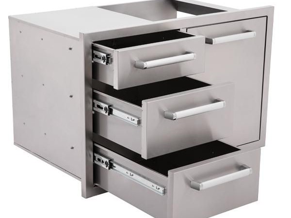 Whistler Grills - Burford Built-In Triple Drawer and Waste Bin Unit