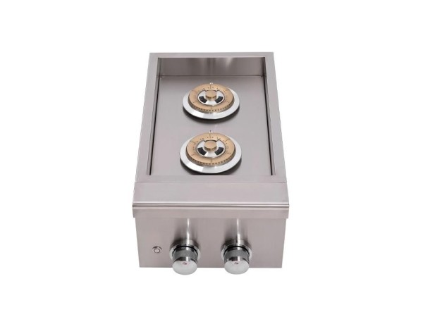 Whistler Grills - Burford Double Built in Propane Side Burner Grill SB5