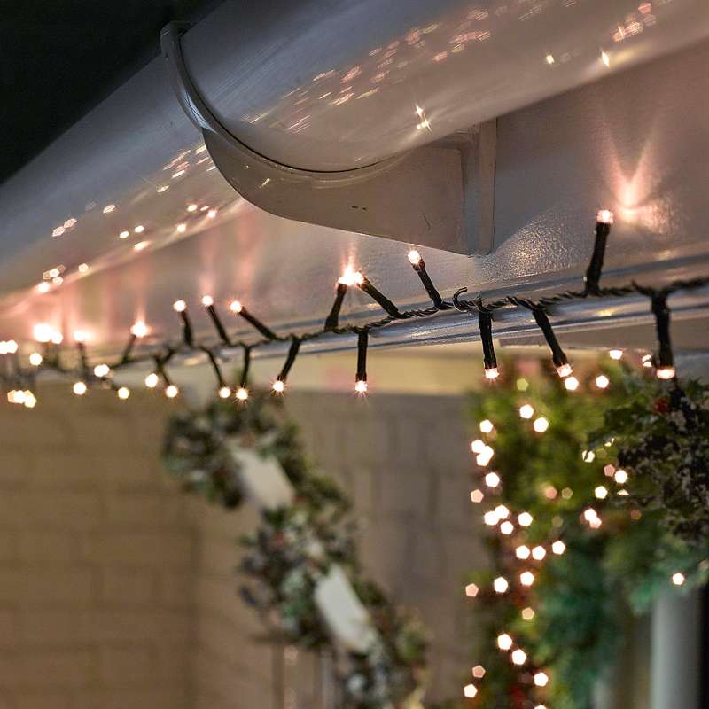 String Lights with 1200 LEDs Copper Glow