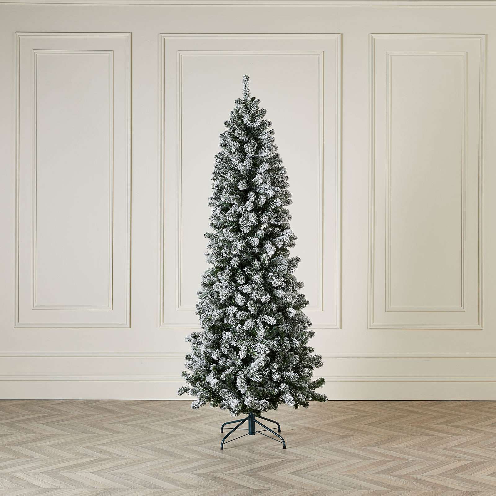 Balsam Fir 6ft Slim Frosted Christmas Tree