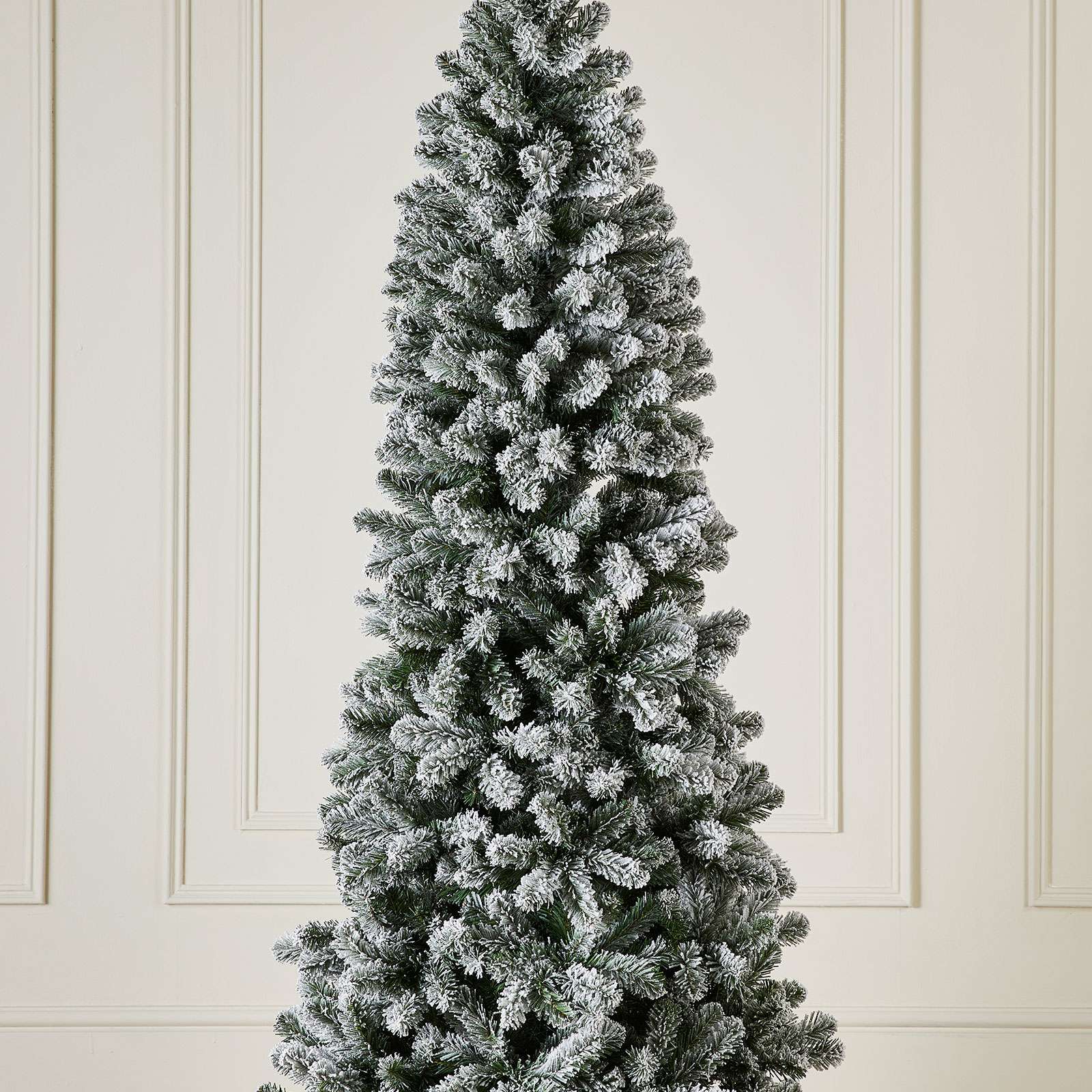 Balsam Fir 6ft Slim Frosted Christmas Tree