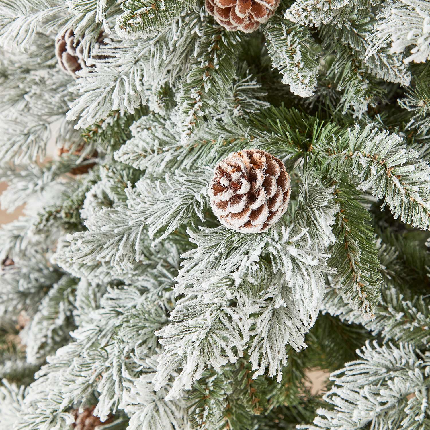 Grand Fir Snowy Slim 7ft Artificial Christmas Tree