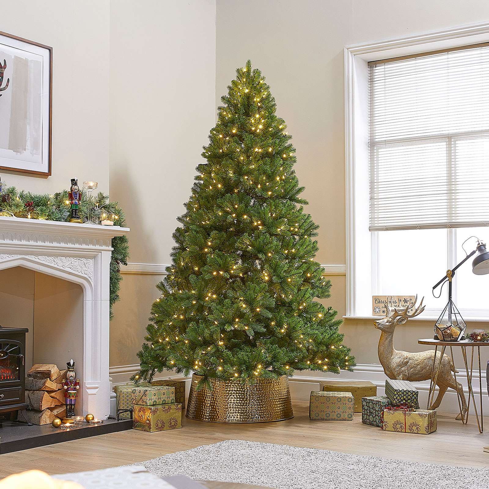 60cm Metal Tree Ring - Gold