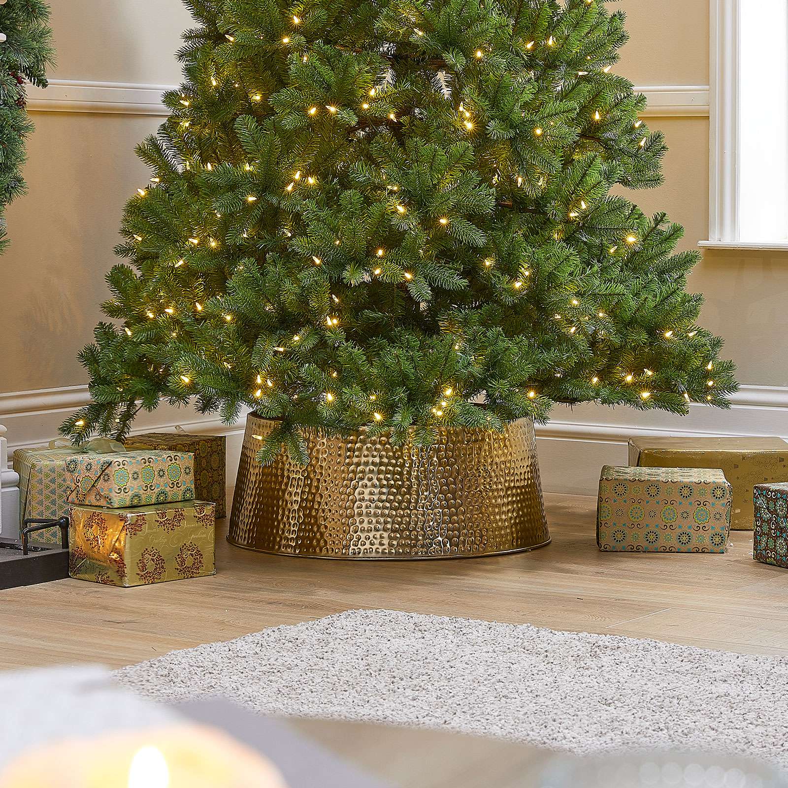 60cm Metal Tree Ring - Gold