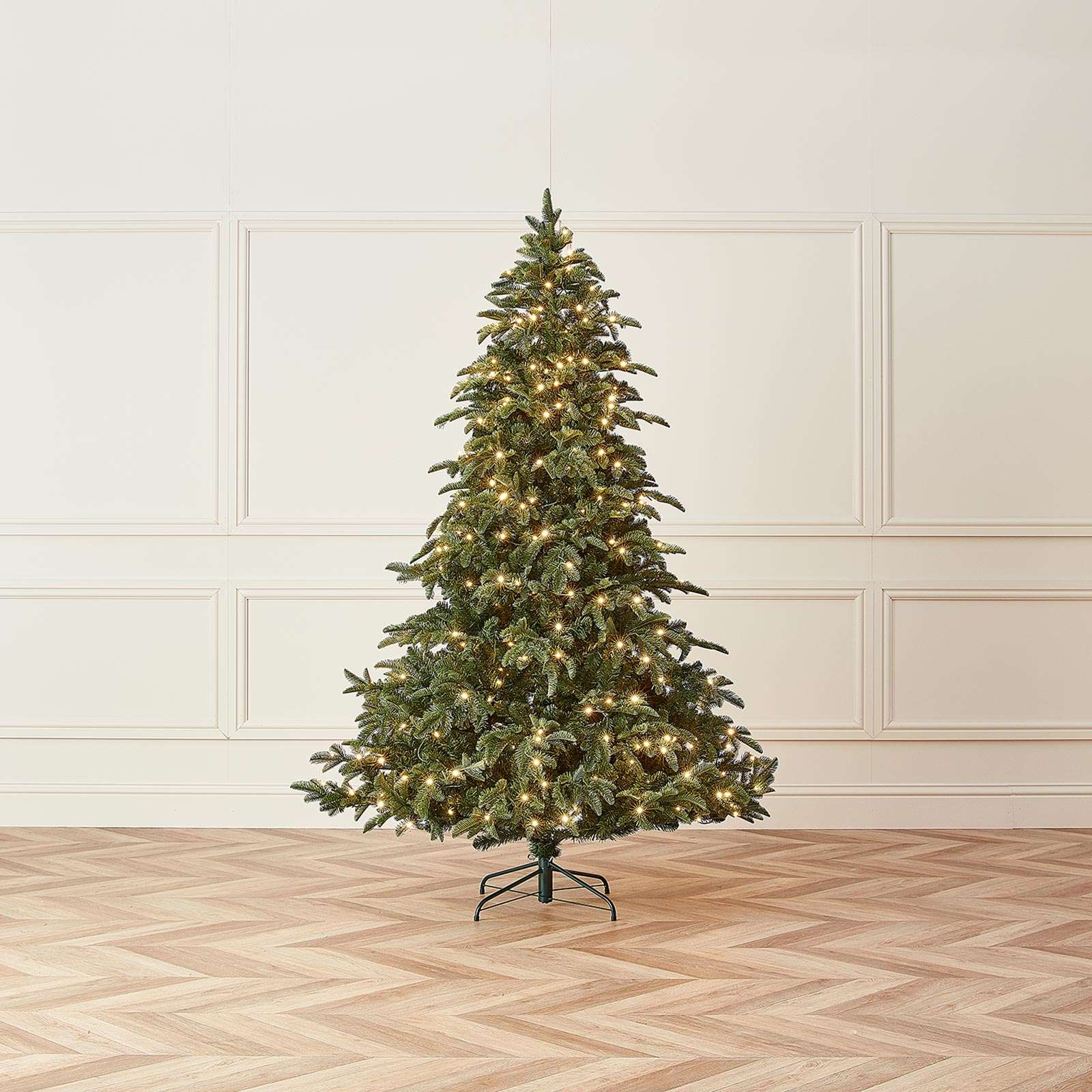 Noble Pine 8ft Pre-Lit Artificial Christmas Tree