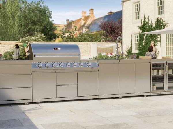 Whistler Grills - Lechlade 6 Burner Pre-Built Outdoor Kitchen