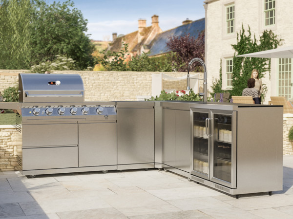 Whistler Grills - Marlborough 4 Burner Pre-Built Outdoor Kitchen
