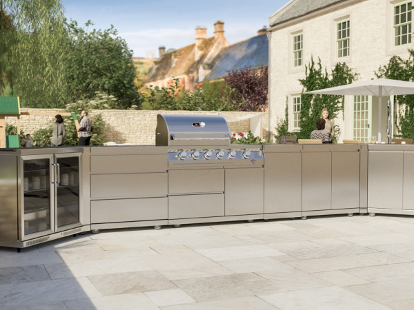 Whistler Grills - Stanton 4 Burner Pre-Built Outdoor Kitchen