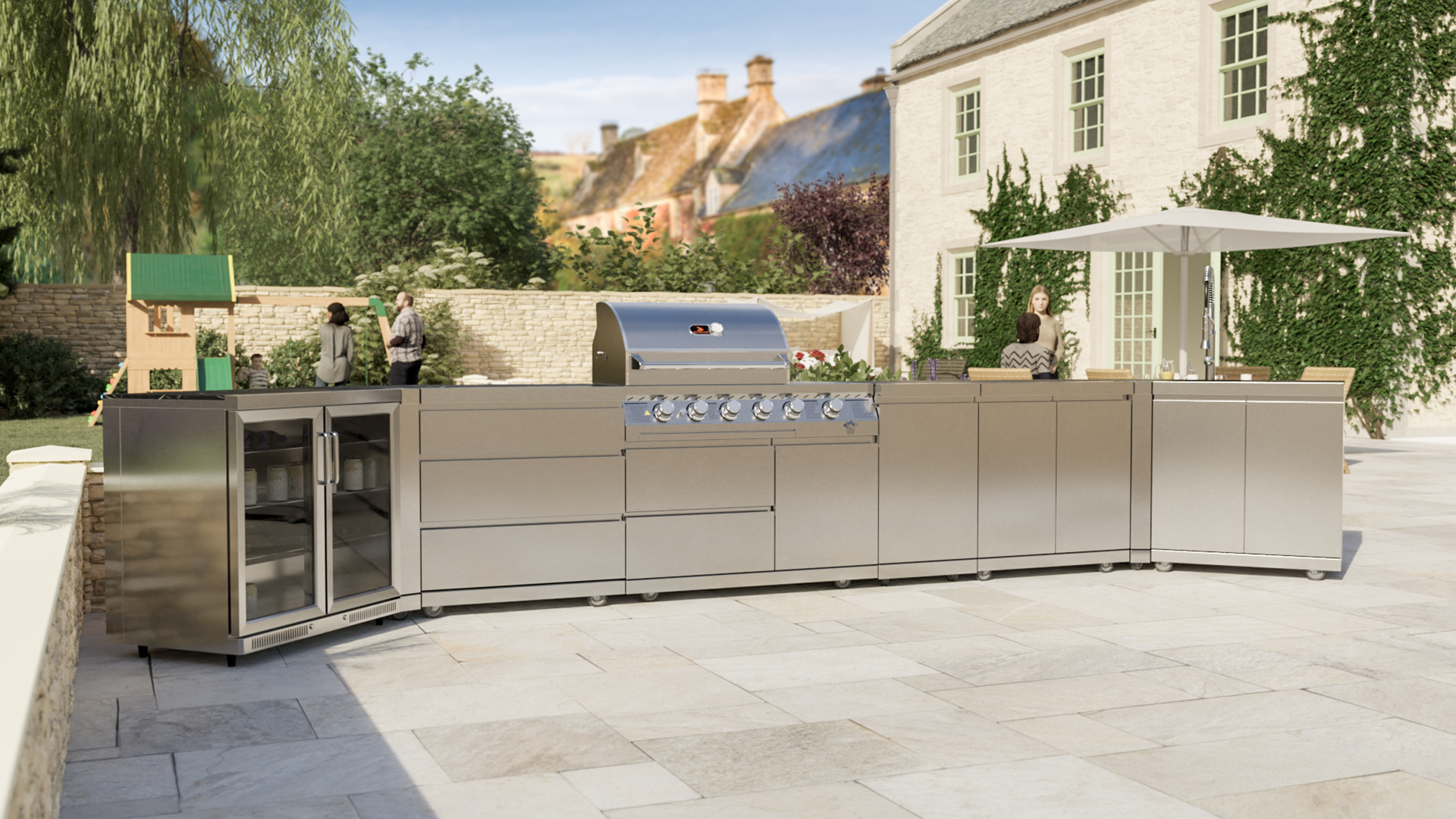 Whistler Stanton Burner Pre-Built Outdoor Kitchen