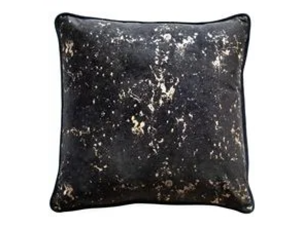Chimes - Black & Gold Shimmer Cushion