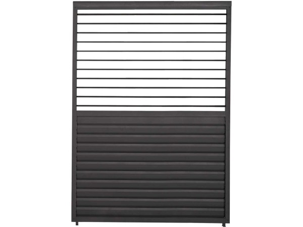 Nova - Titan 1.2m Aluminium Side Wall With Adjustable Louvres for 3.6m Titan Pergola - Grey