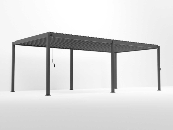 Nova - Titan 7.2m x 3.6m Aluminium Pergola - Grey
