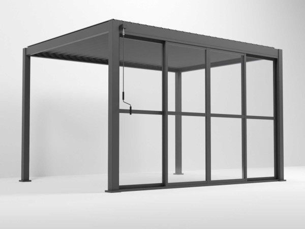 Nova - Titan Clear Sliding Doors for 3.6m Side - Grey