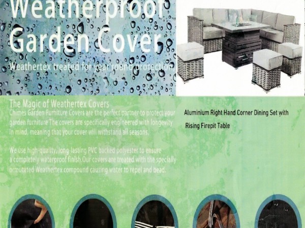 Cover Pack for Chimes Monaco Right Hand Corner Firepit Set