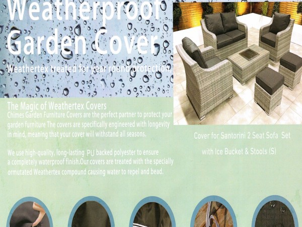 Cover Pack for Chimes Santorini 2 Seat Sofa Set - LOW STOCK