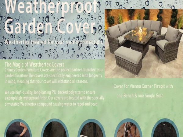 Cover Pack for Chimes Vienna Deluxe Corner Sofa Set with Bench & Armchair