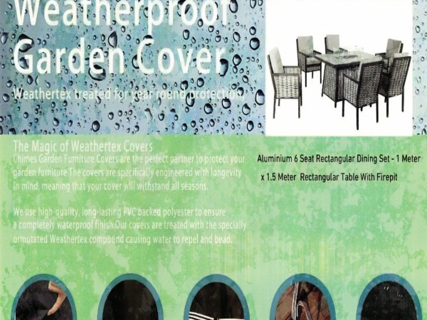 Cover Pack for Chimes 6 Seat Rectangular Dining Set