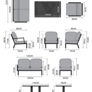Nova - Vogue Corner Dining Set with Rising Table & Armchair - White