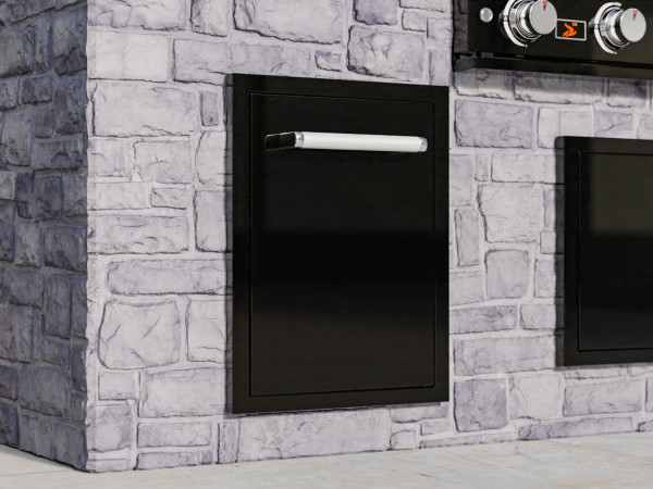 Whistler Grills - Burford Built-in Bin Unit - Black