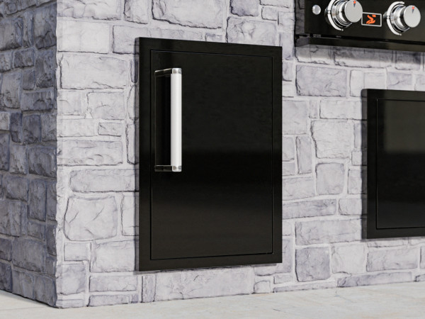 Whistler Grills - Burford Built-In Single Door (Large) - Black