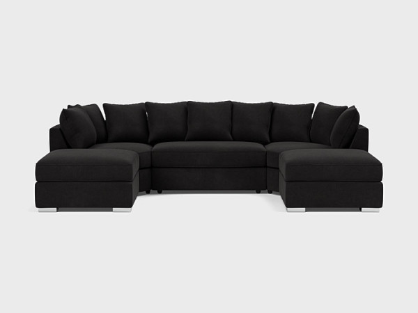 Chimes-Black Belfry U Sofa