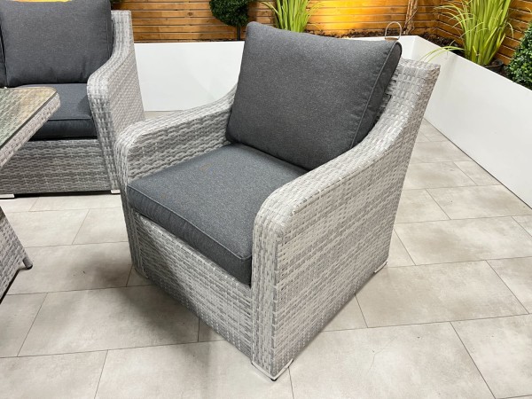 Stone Grey Vienna Armchair