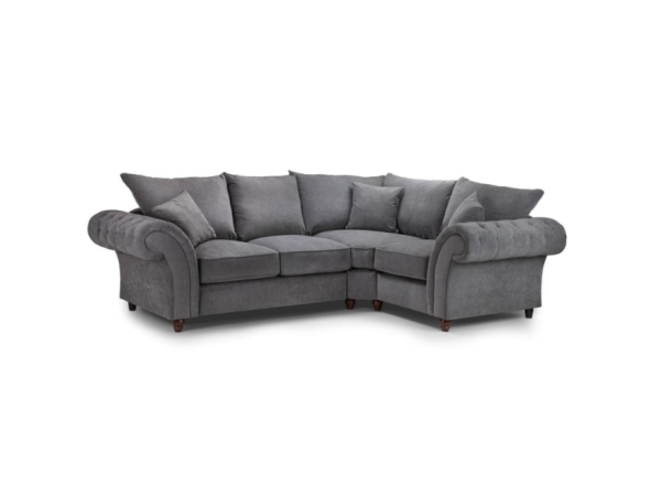 Chimes - Belvedere Right Hand Corner Sofa - Charcoal Grey