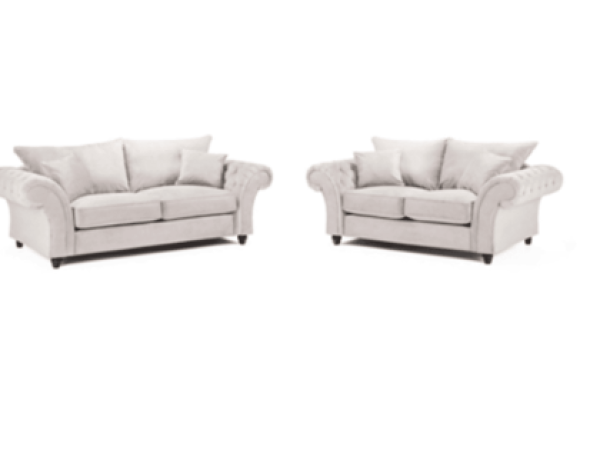 Chimes - Belvedere 2 and 3 seater sofa - Stone