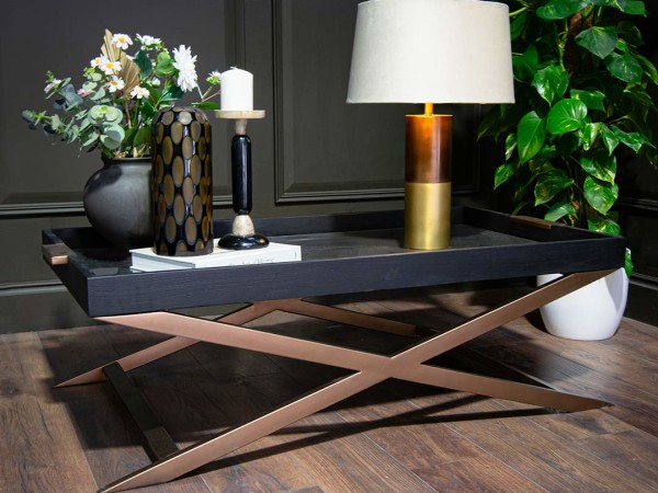 Iris Black Coffee Table