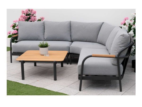 Nova - Ashley Corner Sofa Set with Rectangular Coffee Table - Green ( awaiting images of green)