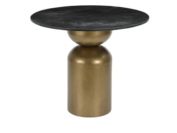 Calia Black & Brown Round Dining Table