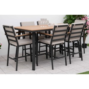 Nova - Heidi 6 Seat Rectangular High Dining Set