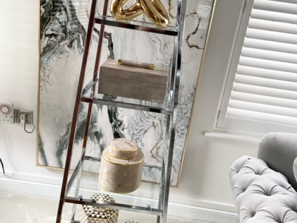 Chimes - Small Ladder Display Unit Silver