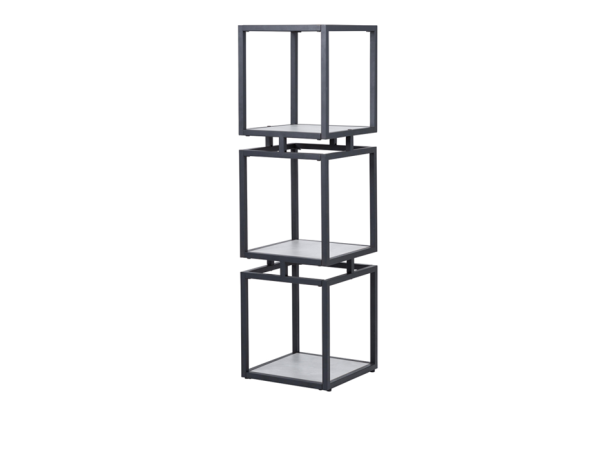 Sasha 3-Tier Square Display Unit In Black
