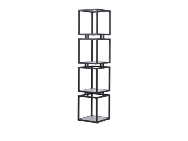 Sasha 4-Tier Square Display Unit In Black