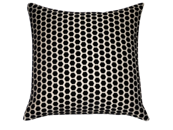 Chimes - Large Jorvik Black Cushion 56 x 56