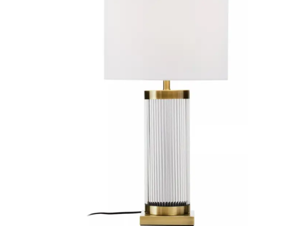 Nalita White And Gold Table Lamp