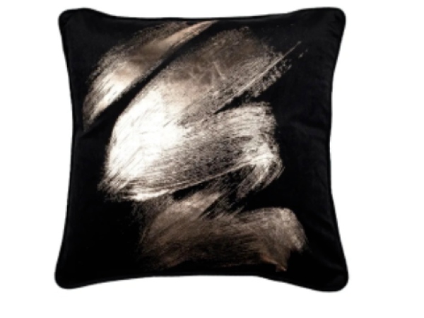 Chimes-Paul Moneypenny Gentlestrokes Black Cushion 45 x 45