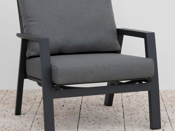 Nova - Zara Lounge Armchair - Grey